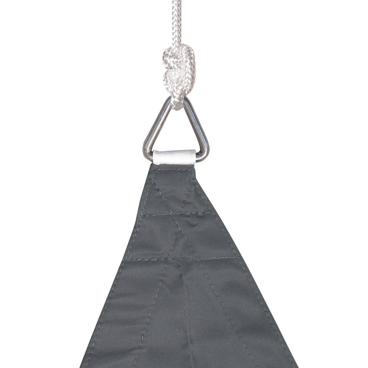 Hesperide - Voile d'ombrage triangulaire "Shae" ardoise 4x4x4m en polyester Hespéride - Imagen 2