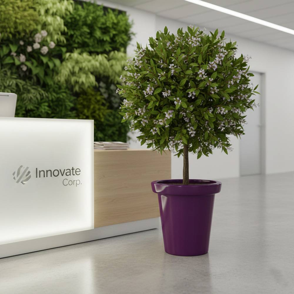 Pot de fleurs 75l delight - plast'up rotomoulage - Imagen 4