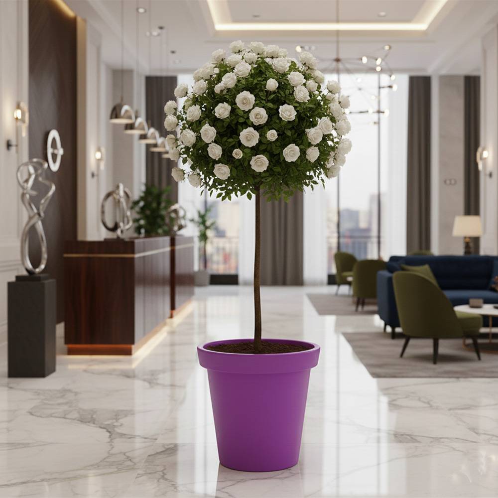 Pot de fleurs 75l delight - plast'up rotomoulage - Imagen 3