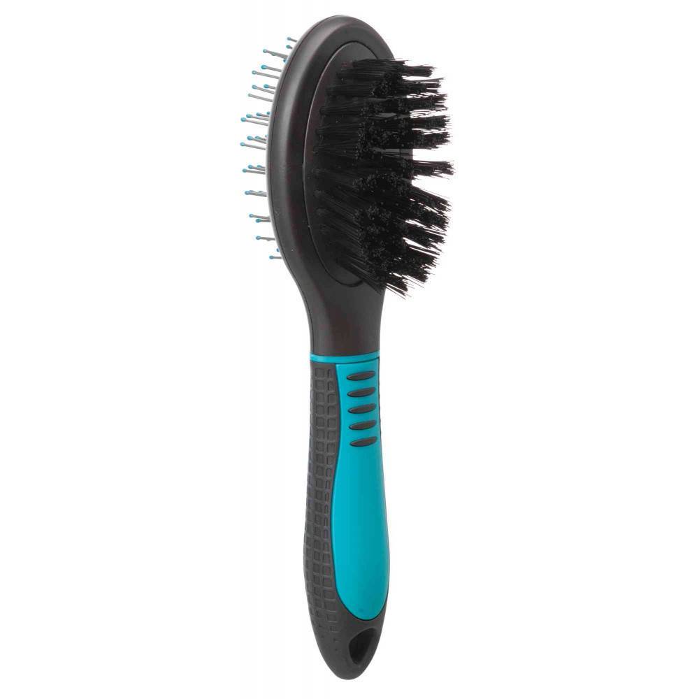 Brosse double 5 x 19 cm pour chien et chat. - Imagen 1