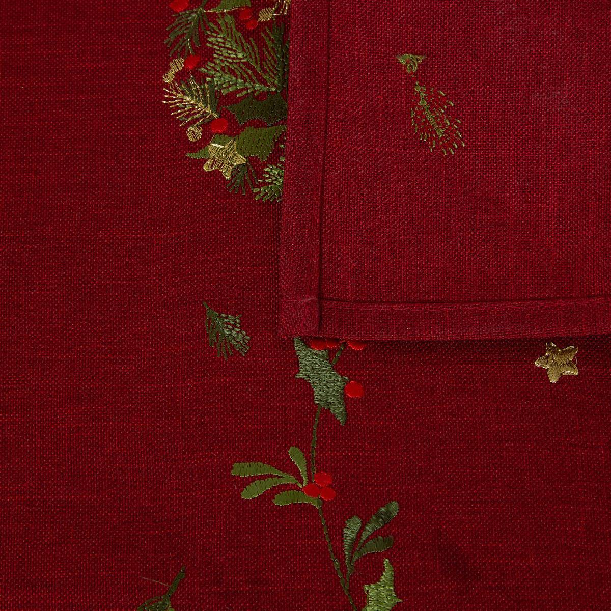 Atmosphera - Chemin de table Elma rouge 40 x 172 cm - Atmosphera Créateur d'intérieur - Image 4