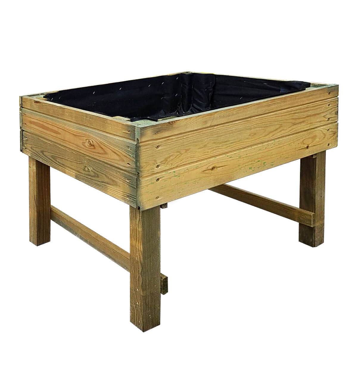 Jardipolys - Carré potager MINI GARIGUETTE - 60 x 50 x 50 cm - 40 L - géotextile Jardipolys - Image 1