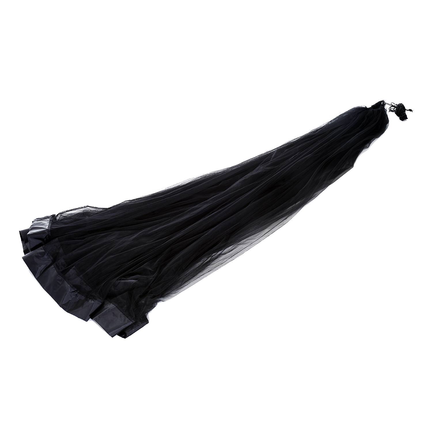 Outsunny - Moustiquaire cylindrique pour Parasol 3m diamètre Fermeture éclair avec lestage Noir - Outsunny - Image 2