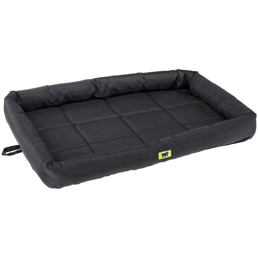 Ferplast - Ferplast Panier Chien Coussin Chien Petite taille Tissu anti-rayures Matelas pour chien imperméable 61 x 46 x 5 cm.Noir - Imagen 1