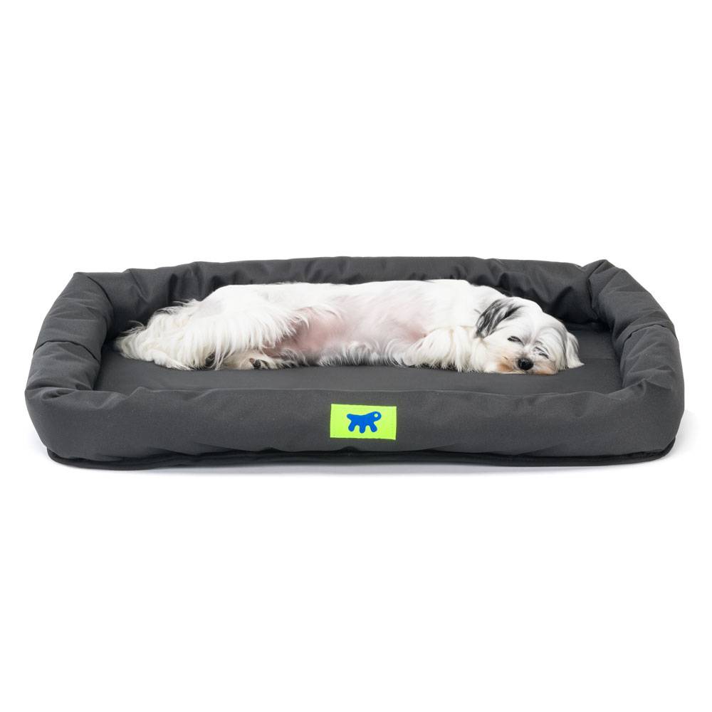 Ferplast - Ferplast Panier Chien Coussin Chien Petite taille Tissu anti-rayures Matelas pour chien imperméable 61 x 46 x 5 cm.Noir - Imagen 4