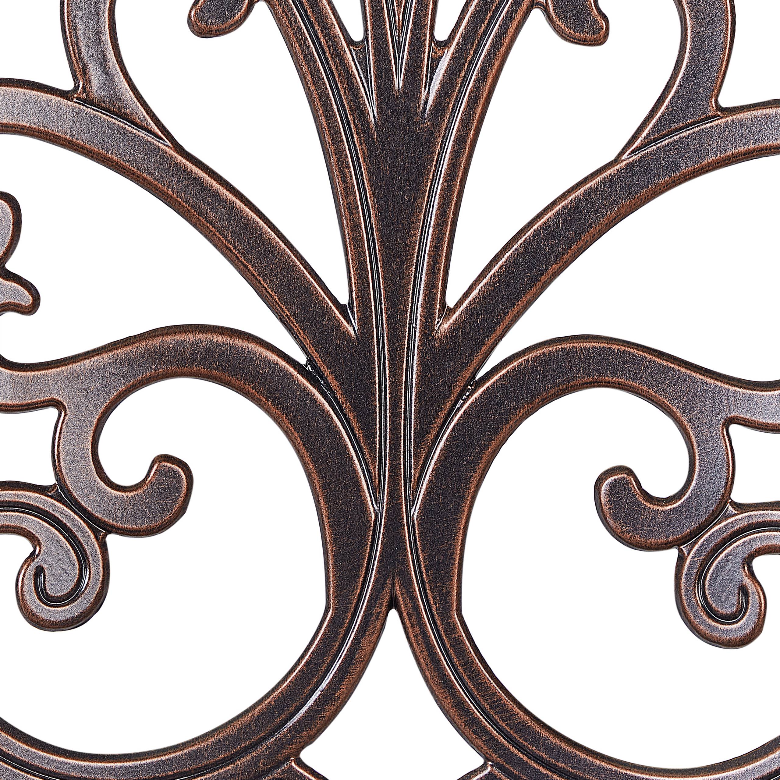 Beliani - Chaise de jardin Aluminium Marron TRIORA - Beliani - Imagen 9