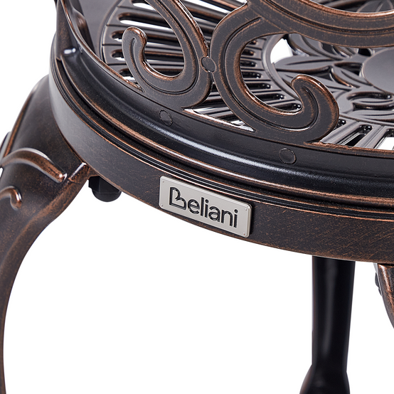 Chaise de jardin Aluminium Marron TRIORA - Beliani - Image 6