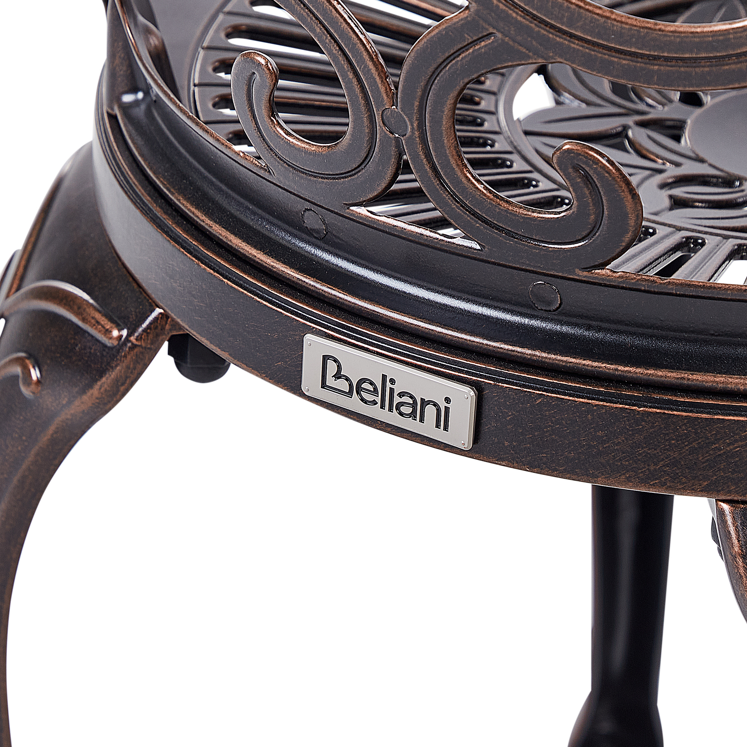 Chaise de jardin Aluminium Marron TRIORA - Beliani - Image 6