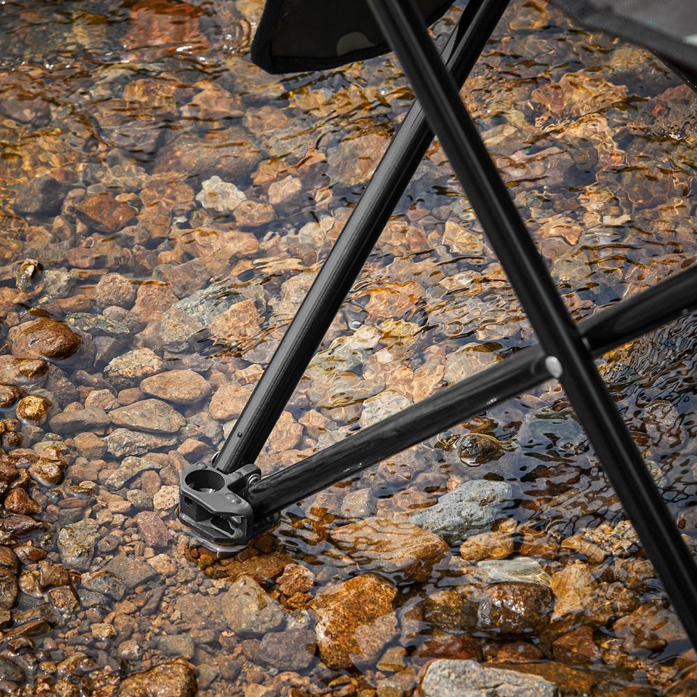 Sobuy - Chaise Pliante Chaise de Camping Chaise Pliante de Camping Chaise de pêche pour l'extérieur Couleur Camouflage L 45 x I 43 x H 74cm SoBuy - Imagen 7