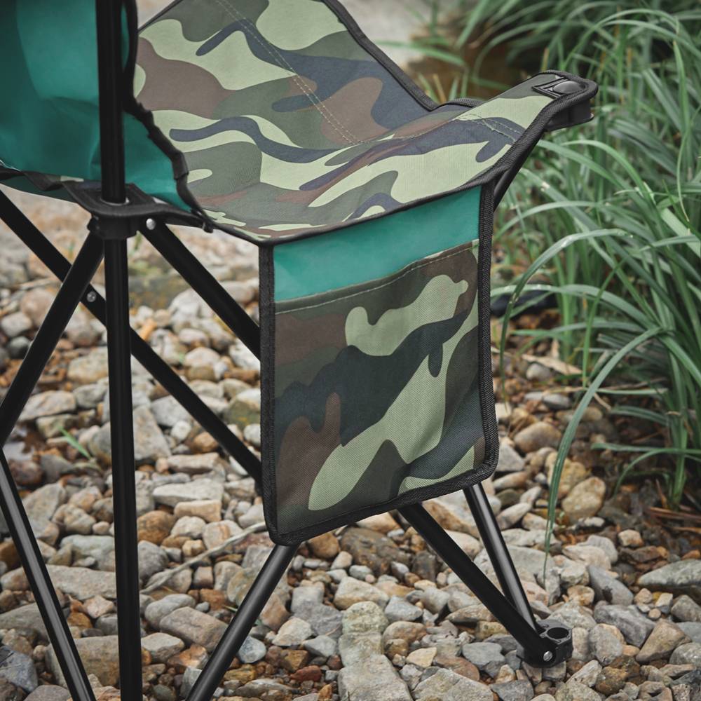 Sobuy - Chaise Pliante Chaise de Camping Chaise Pliante de Camping Chaise de pêche pour l'extérieur Couleur Camouflage L 45 x I 43 x H 74cm SoBuy - Imagen 5