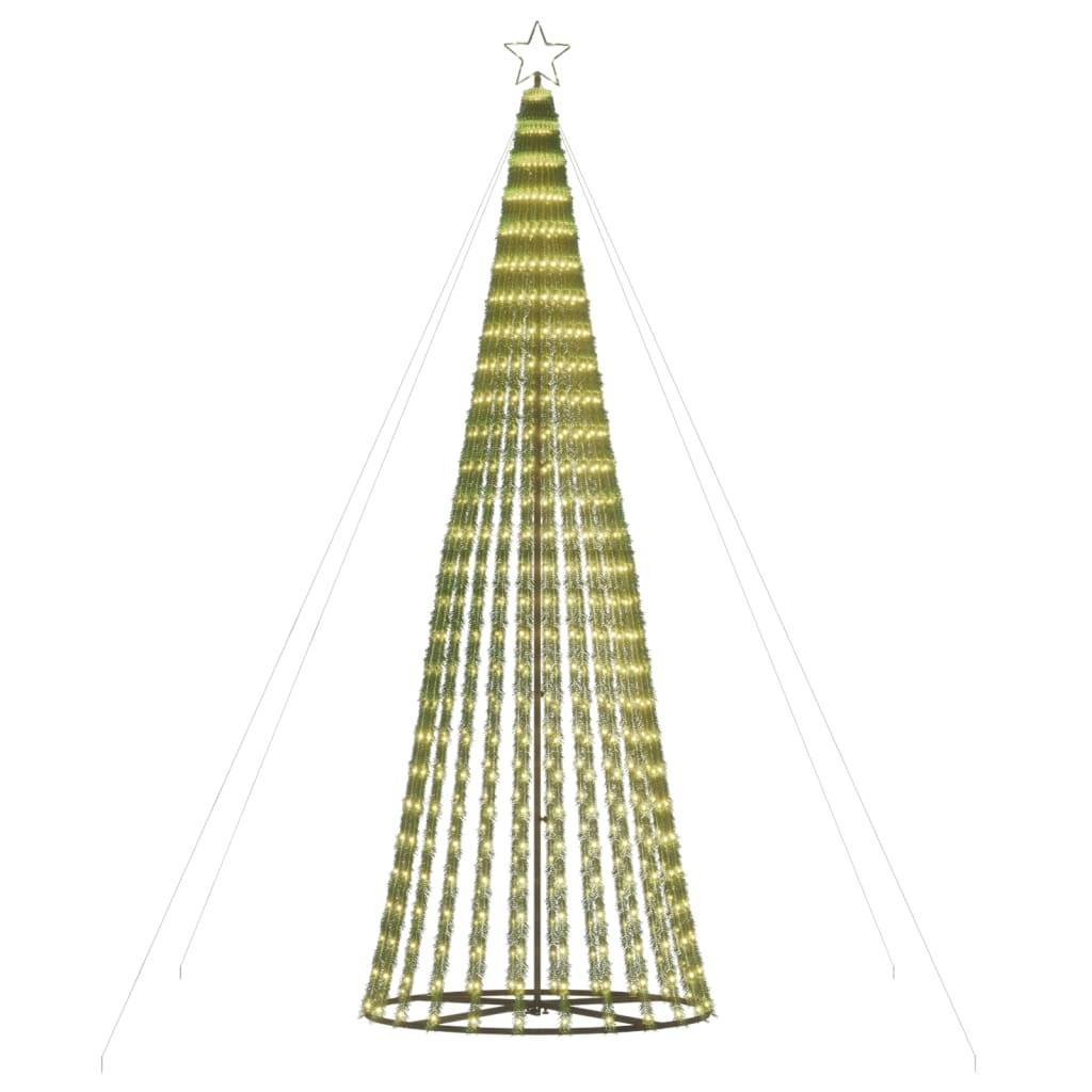 Vidaxl - Sapin de Noël à LED 688 LED blanc chaud 300 cm vidaXL 358068 - Image 8