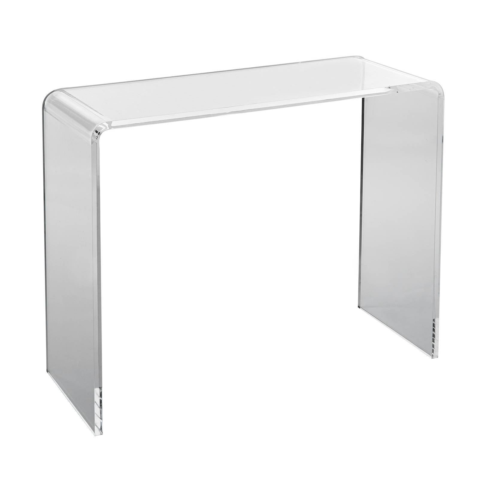 VEVOR Table console acrylique transparent, 964x381x740 mm, charge 50 kg. Salon, chambre, terrasse. - Image 1