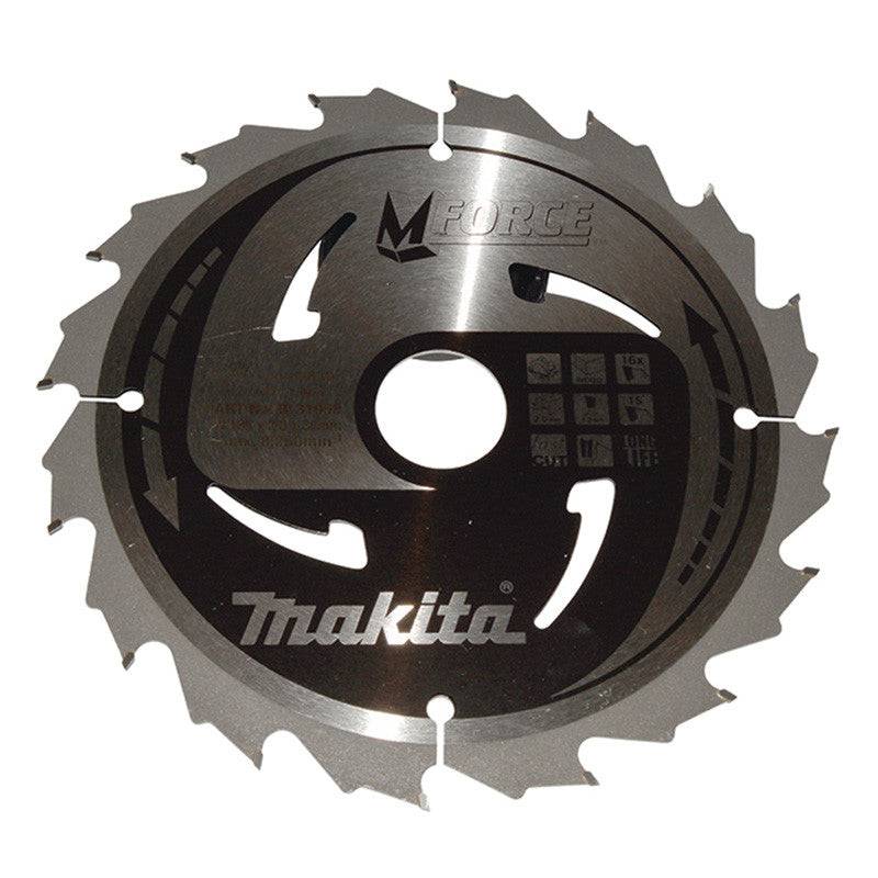 Makita - Lame pour scie circulaire M-Force bois MAKITA B-31968 185x30mm 16 dents Makita - Imagen 1