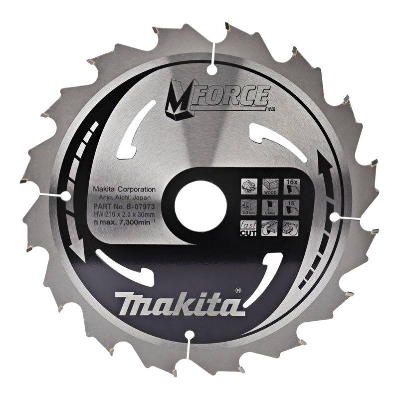 Makita - Lame pour scie circulaire M-Force bois MAKITA B-31968 185x30mm 16 dents Makita - Imagen 2