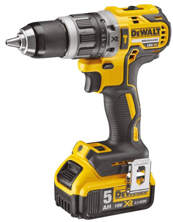 Dewalt - Perceuse visseuse à percussion DEWALT 18V 5.0Ah XR + 2 batteries, chargeur en coffret - DCD796P2 - Imagen 1