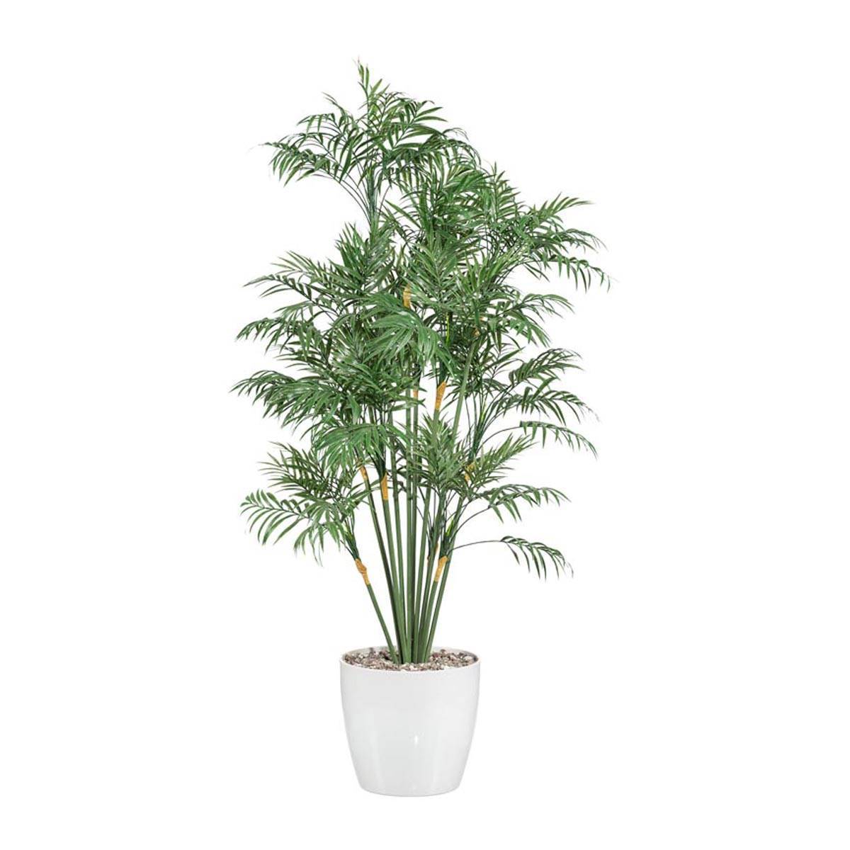 Artificielles - Palmier Areca artificiel H 90 cm très dense en pot ceramique