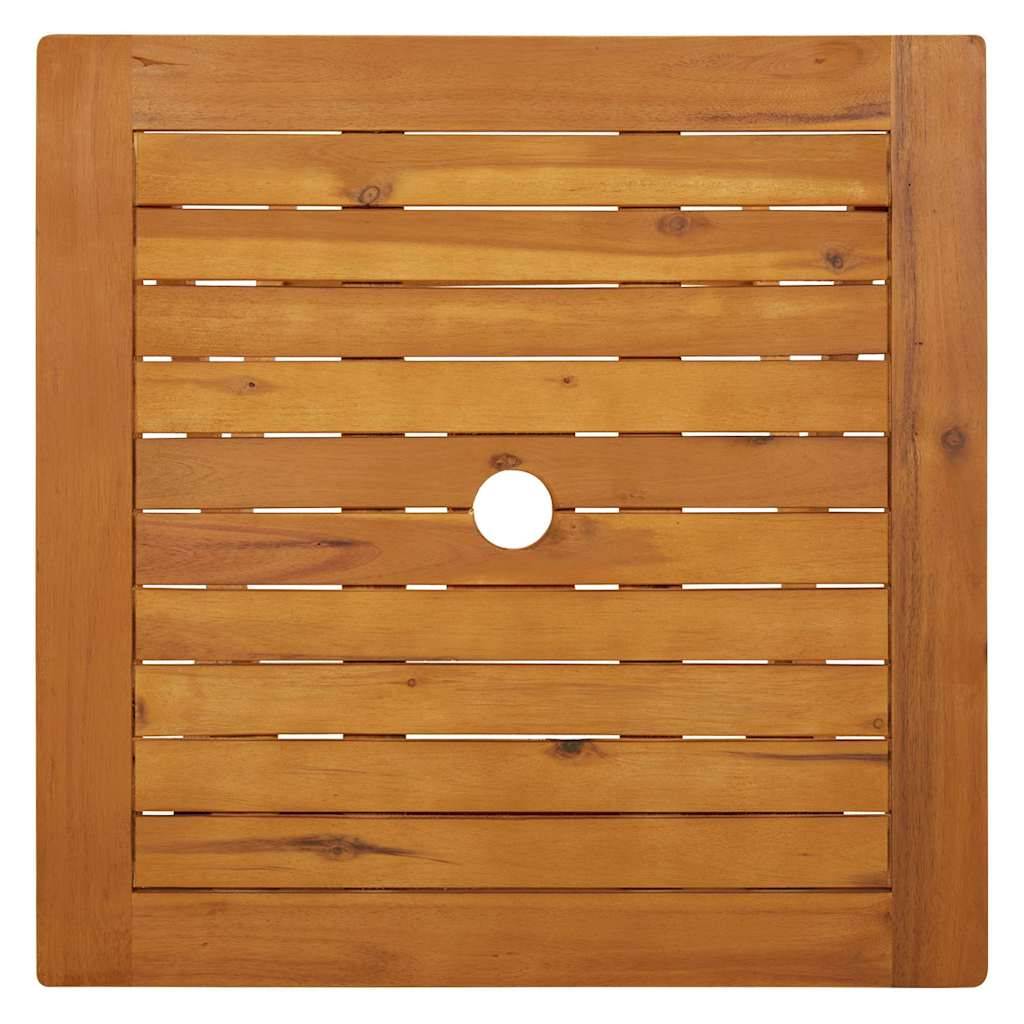 PANGIVO - Table pliable de jardin Bois d'acacia solide 60 x 60 x 75 cm - PANGIVO - Image 7