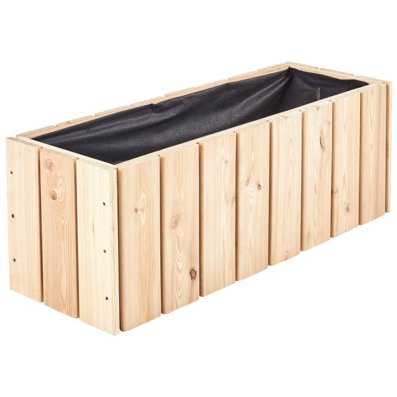 Forest Style - Bac à fleurs en bois 40L - Acanta