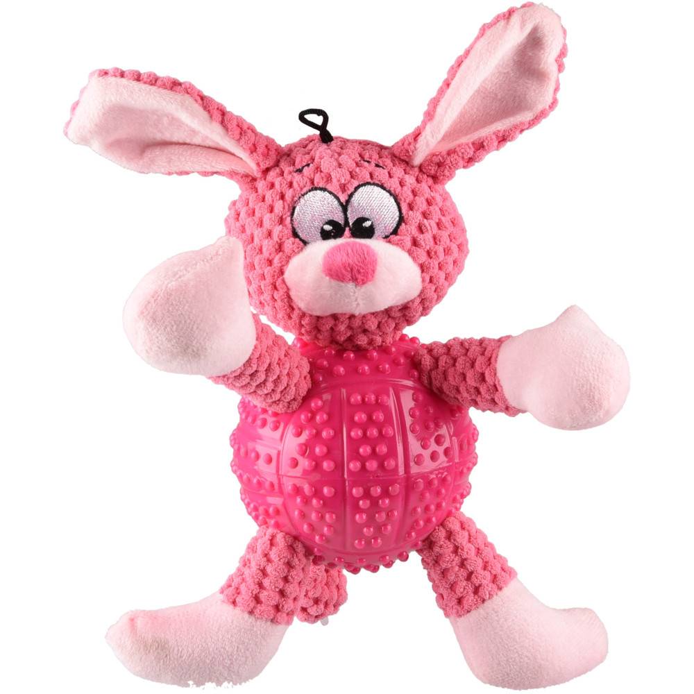 Flamingo - Jouet Lapin BESS rose longueur 28 cm env. pour chien - Imagen 1