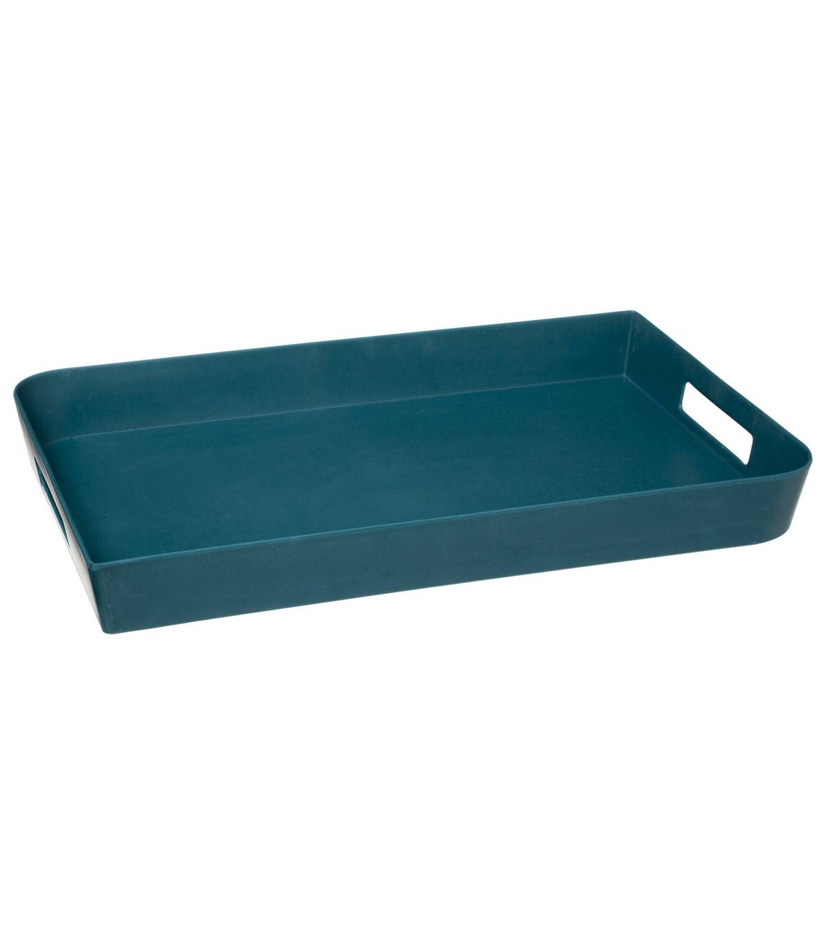 Plateau en Mélamine 45 x 30 cm Bleu pétrole - Imagen 1