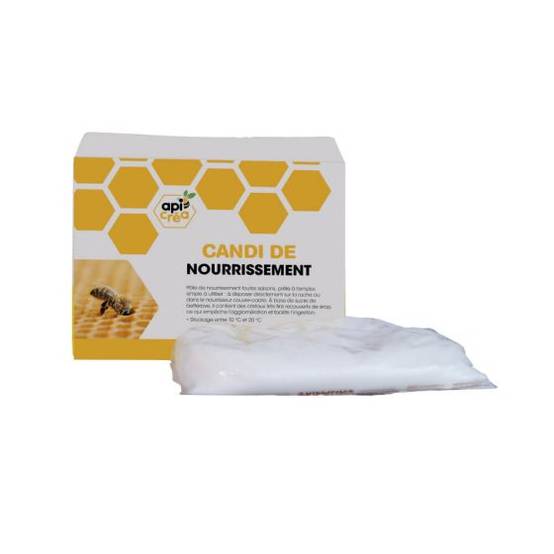 Apicréa - Candi de nourrissement pour abeille, poche de 2 kg
