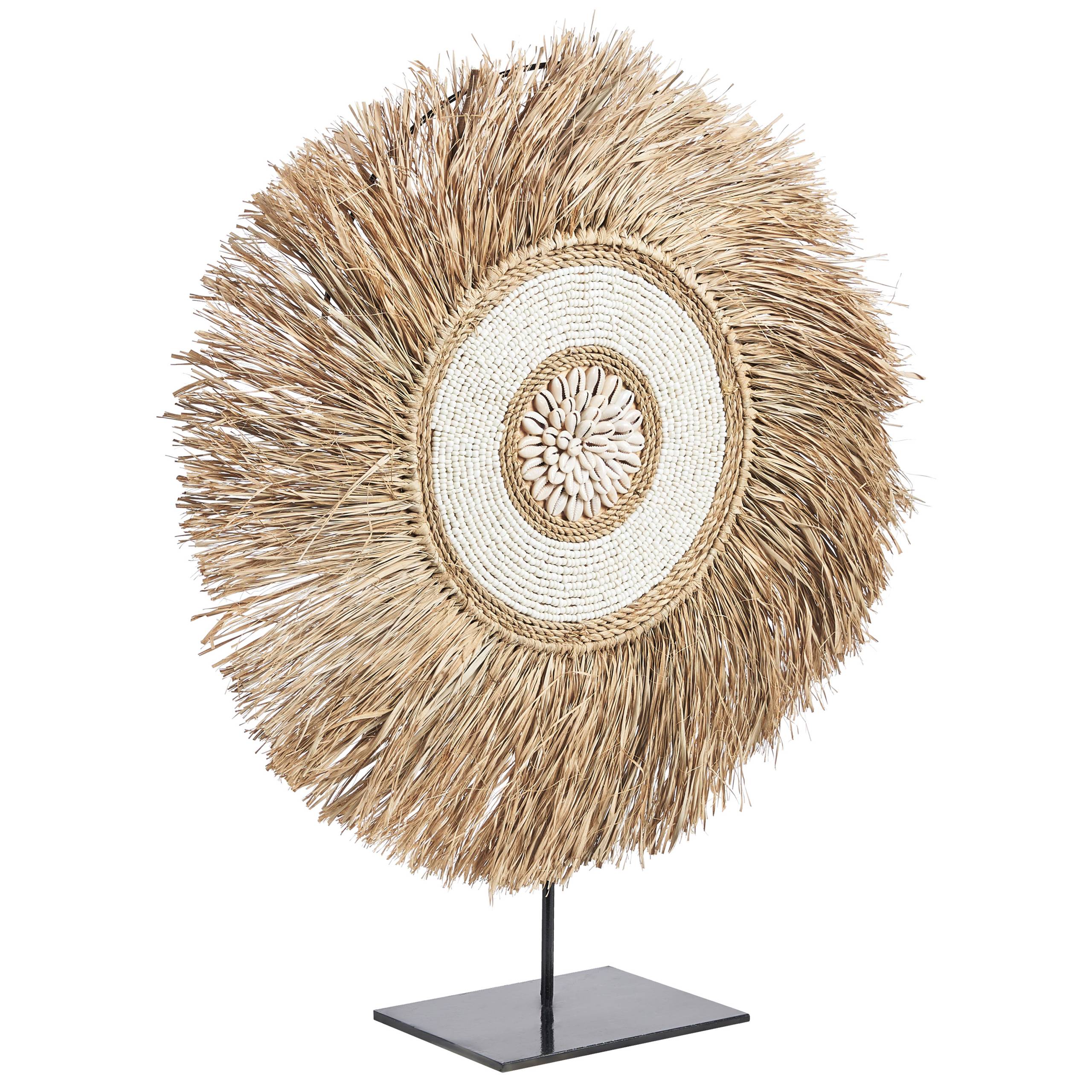 Beliani - Accessoire Décoratif Paille Naturel ACEH - 42x13x52- Beliani - Image 4
