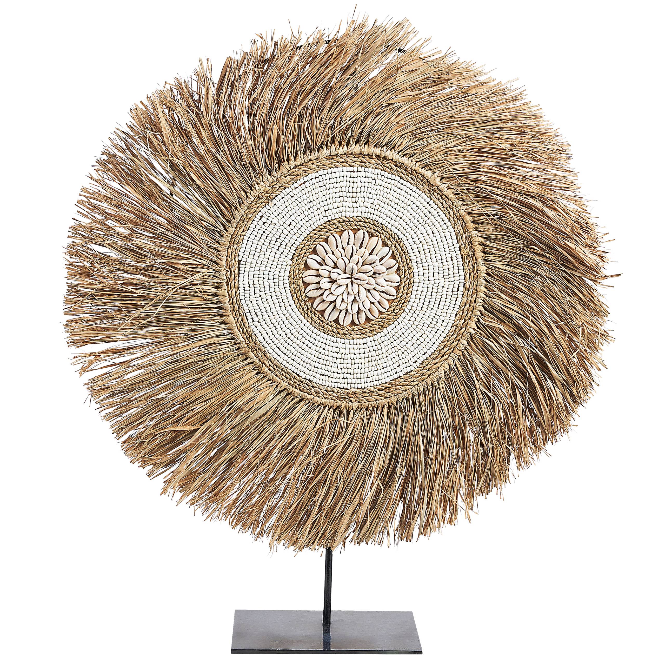 Beliani - Accessoire Décoratif Paille Naturel ACEH - 42x13x52- Beliani - Image 2