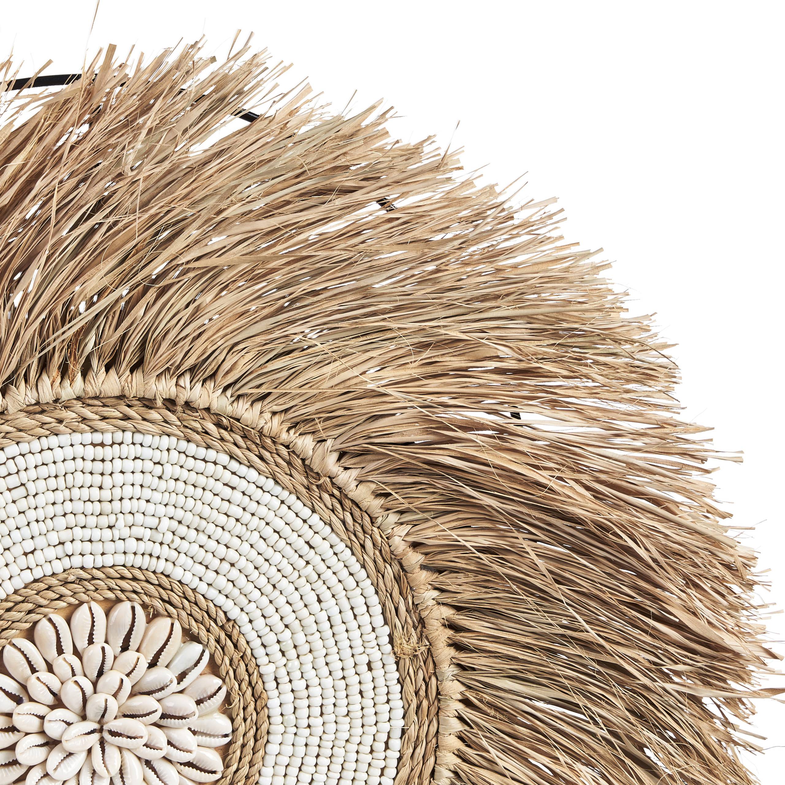 Beliani - Accessoire Décoratif Paille Naturel ACEH - 42x13x52- Beliani - Image 6