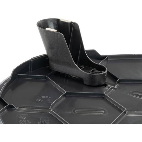 Ferplast - Panier pour chien ovale Ferplast SOFA THRONE 6, plastique noir anti-dérapant, coussin beige, 73 x 55 x 32 cm - FERPLAST - Image 6
