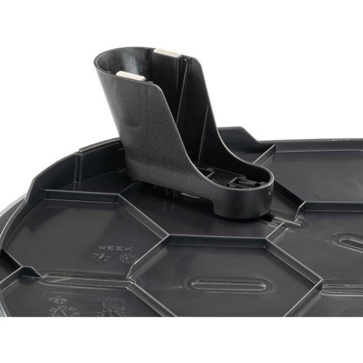 Ferplast - Panier pour chien ovale Ferplast SOFA THRONE 6, plastique noir anti-dérapant, coussin beige, 73 x 55 x 32 cm - FERPLAST - Image 6