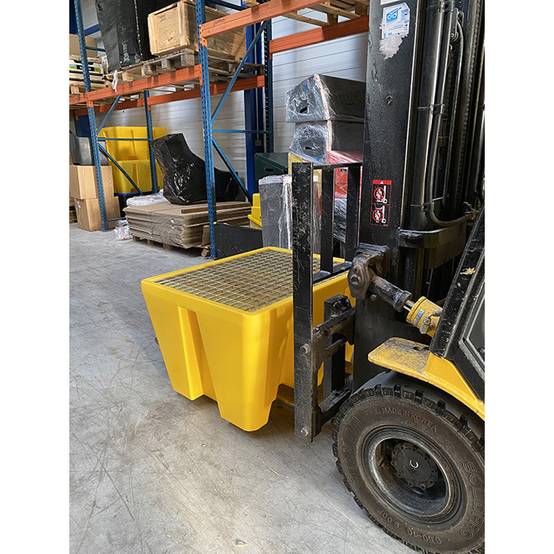 Bac de rétention pehd 240l pour 1 fût- lot de 4-plast'up rotomoulage - Image 3