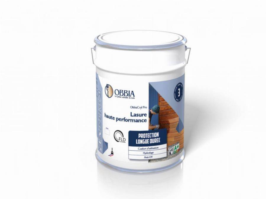 Lasure haute performance Obbiacryl Pro 1L OBBIA - incolore