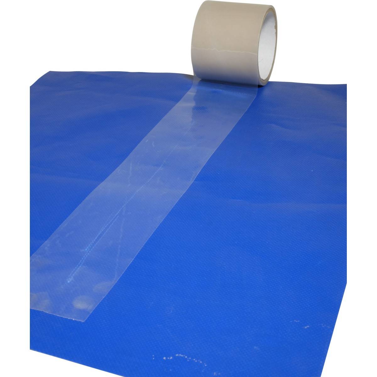 Adhésif transparent 200mm x 20m pour réparation bâche - Imagen 1