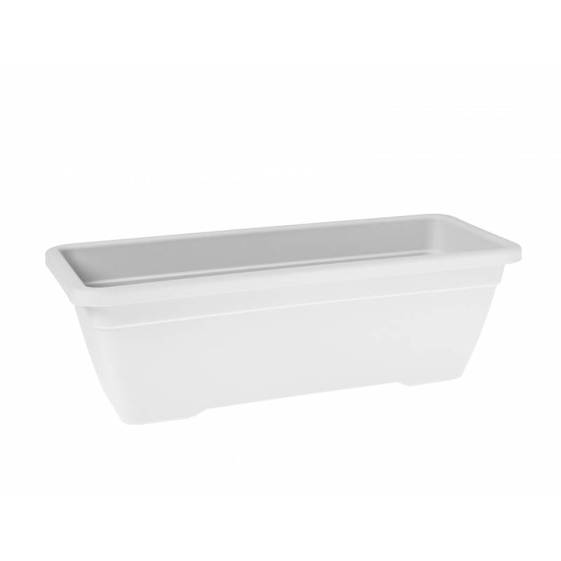 Artevasi - Jardinière Venezia pot plastique blanc 50 x 19,5 cm - ARTEVASI