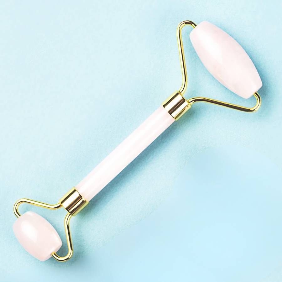 Set de 2 Jade Roller Blanc - Masseur Visage – Rouleau de Jade Naturel + Housse – Anti-Age -Rides & ridules -Routine Beauté - Sun&Sia - Image 3