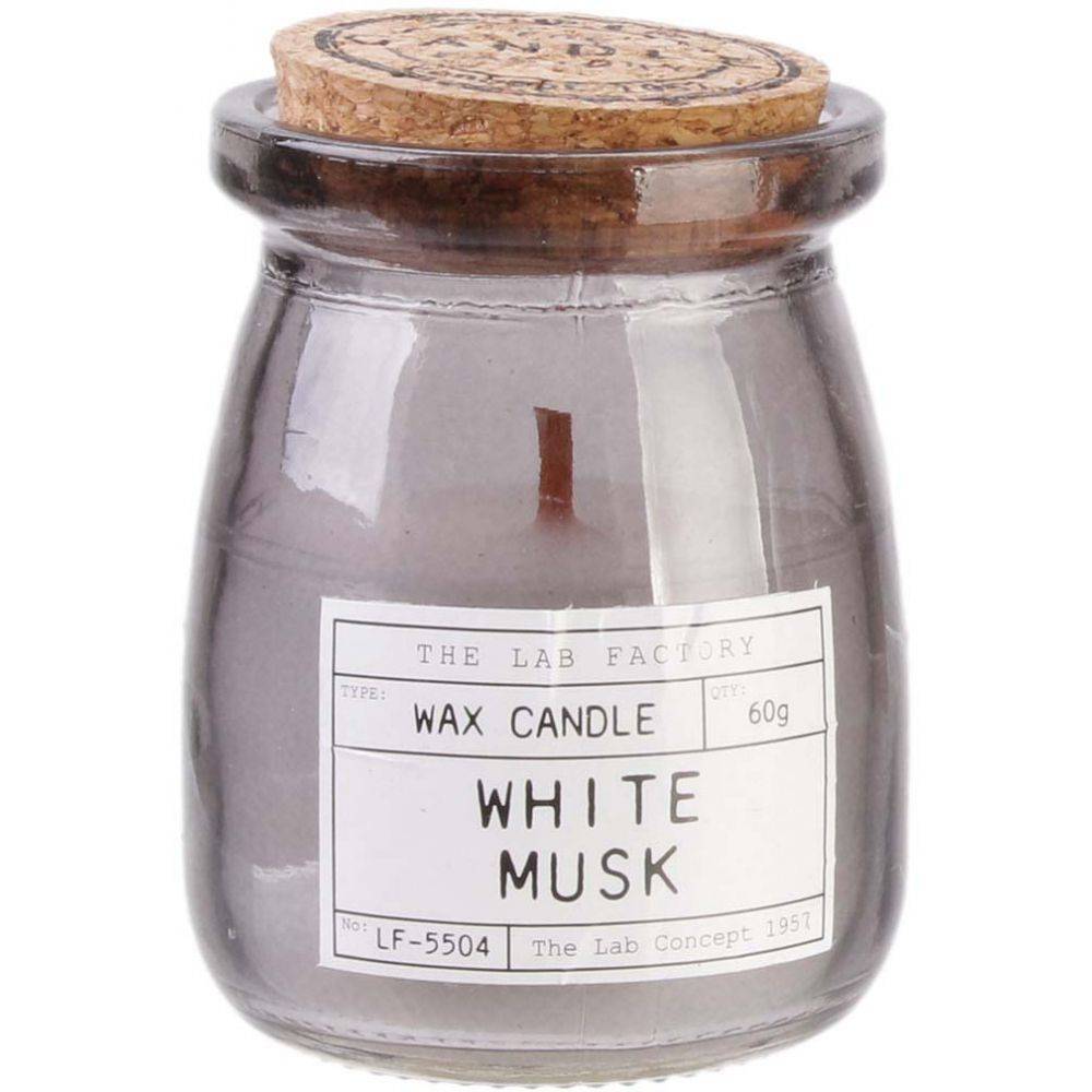 The Home Deco Factory - Bougies parfumées couvercle en liège 8.5 cm (Lot de 4) - Imagen 4