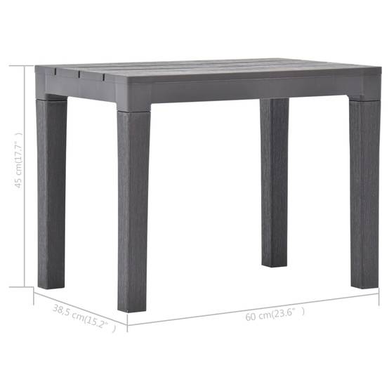 Maison Chic - Bancs de jardin | Banquette De Jardin | Banc Extérieur lot de 2 Moka Plastique Maison Chic - Image 6