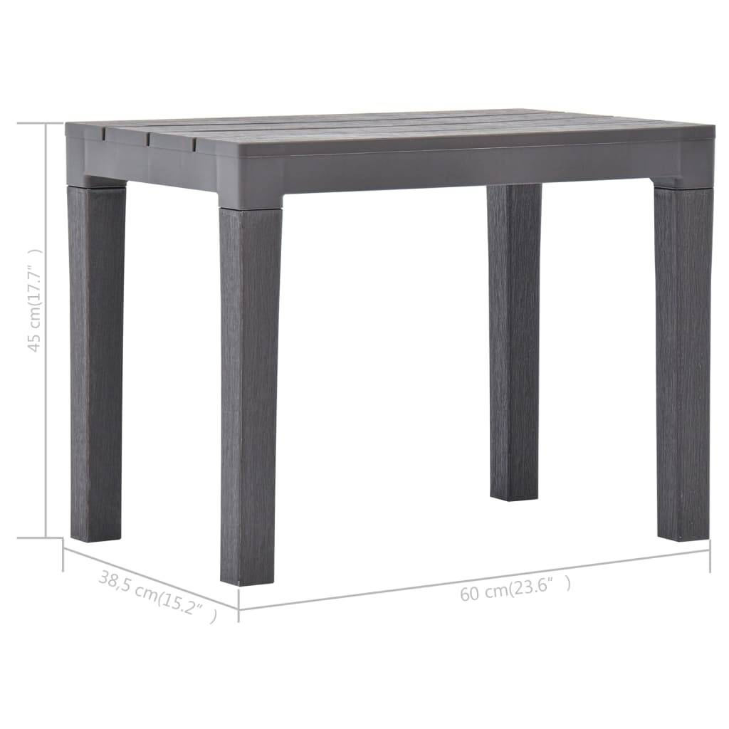Maison Chic - Bancs de jardin | Banquette De Jardin | Banc Extérieur lot de 2 Moka Plastique Maison Chic - Image 6