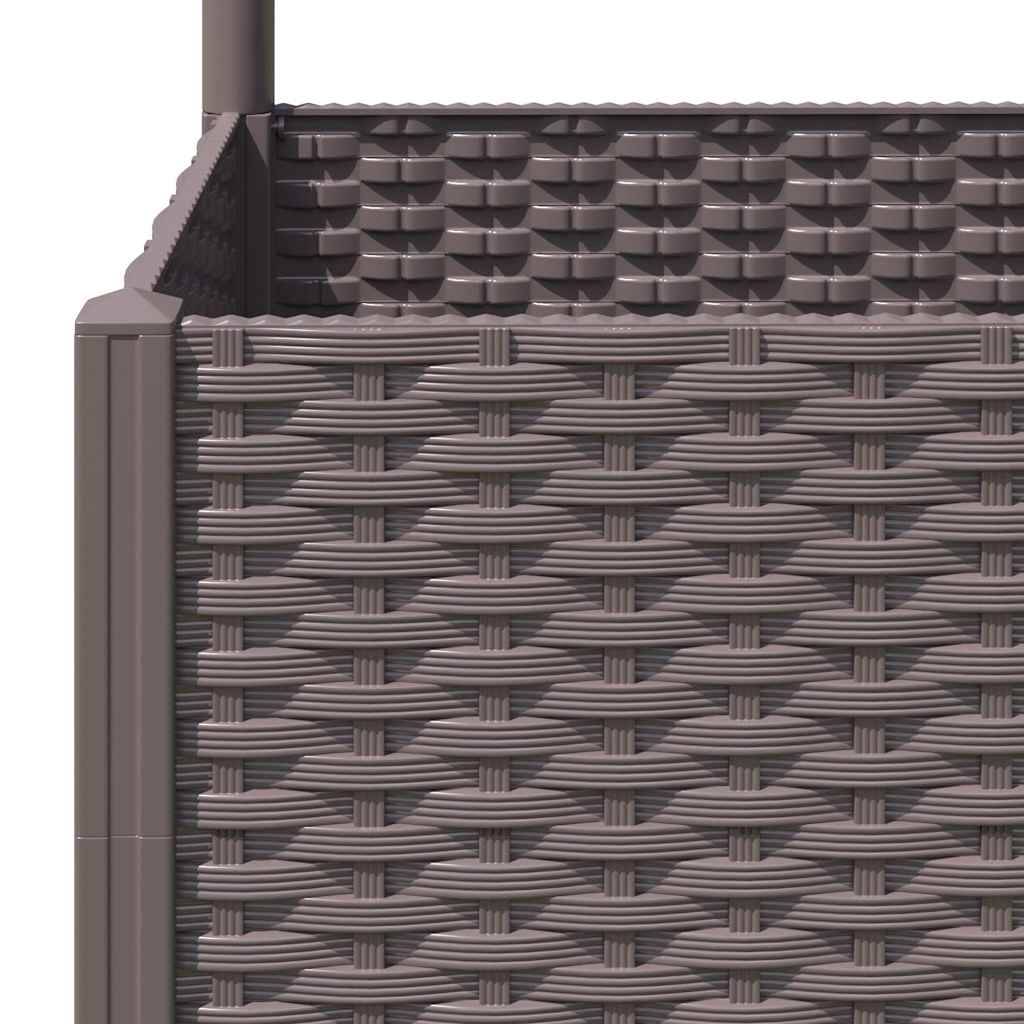 Vidaxl - Jardinière avec treillis Marron 120 x 40 x 136 cm PP vidaXL 318263 - Image 8
