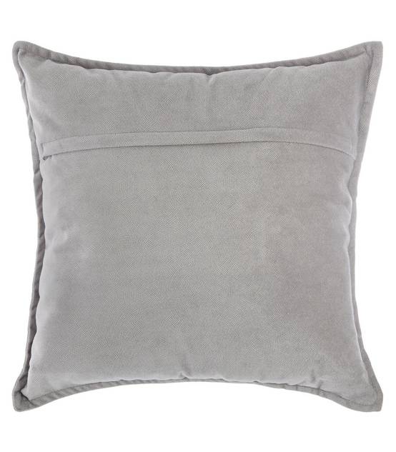 Coussin déhoussable Gris clair 45 x 45 cm - Image 2