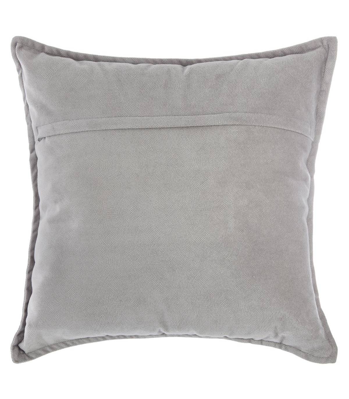 Coussin déhoussable Gris clair 45 x 45 cm - Imagen 2