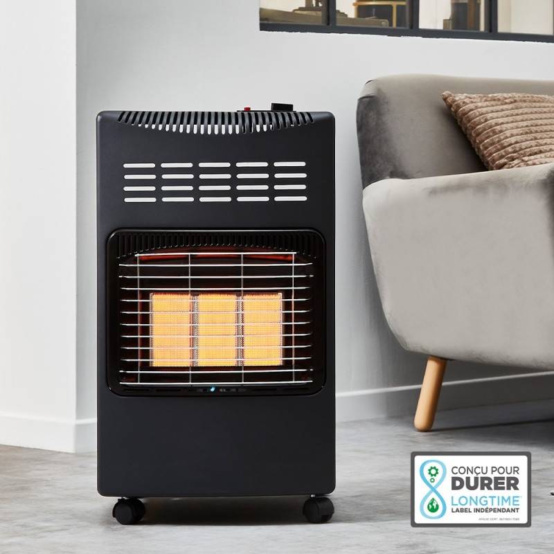 Favex - Chauffage d'appoint à gaz Göteborg - FAVEX -  Intérieur - Infrarouge - Housse de protection - Jusqu'à 40 m², Pliable, Noir - Imagen 3