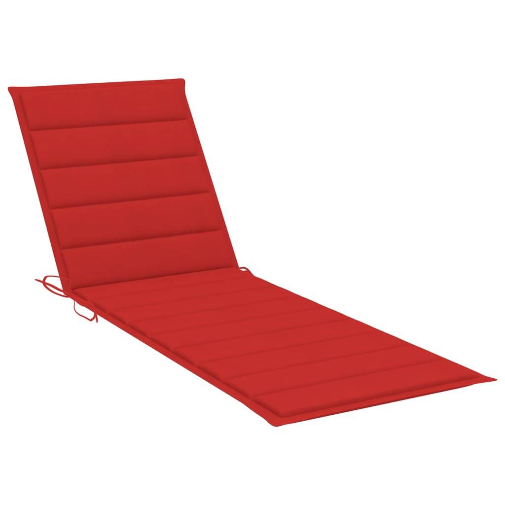 Helloshop26 - Transat chaise longue bain de soleil lit de jardin terrasse meuble d'extérieur avec coussin bois d'acacia solide - Imagen 6