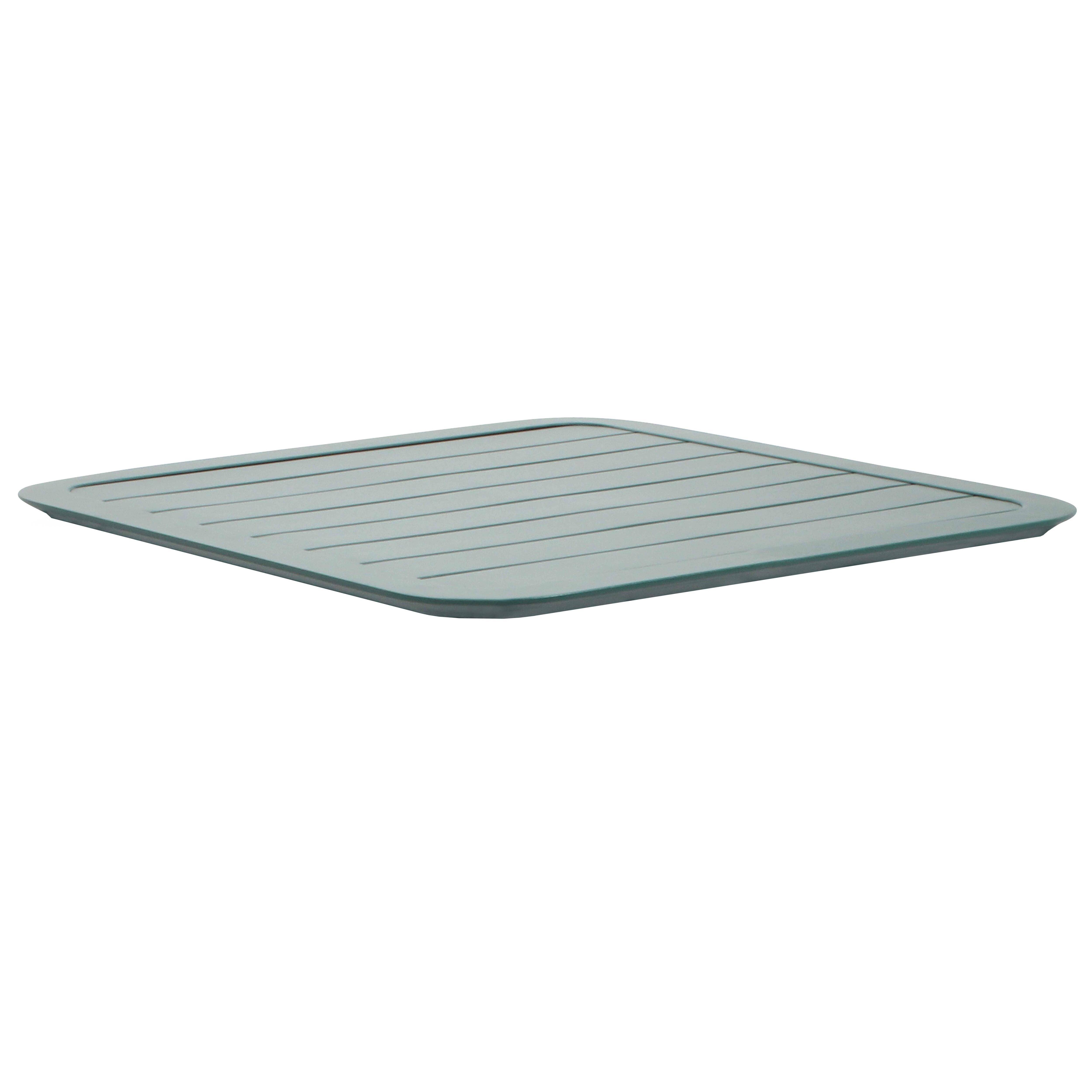 Oviala - Plateau de table 60x60 cm en aluminium vert foncé Almada Almada - Oviala - Imagen 1