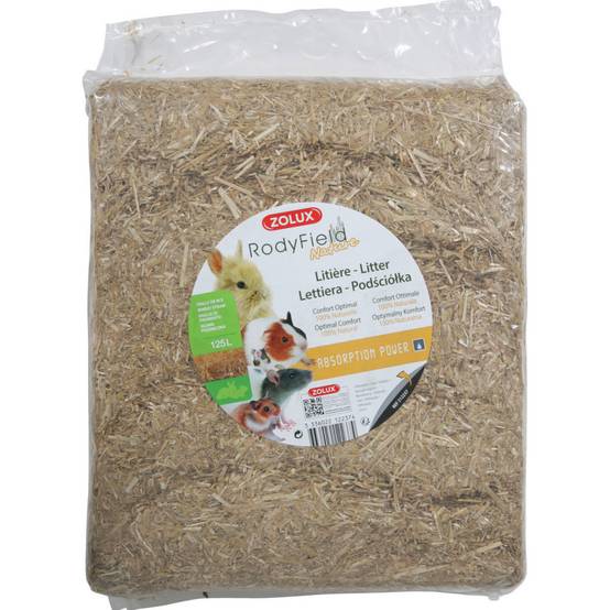 Zolux - Litière Rodyfield nature, 125 Litres, pour rongeurs. 3.540 kg. - Image 1