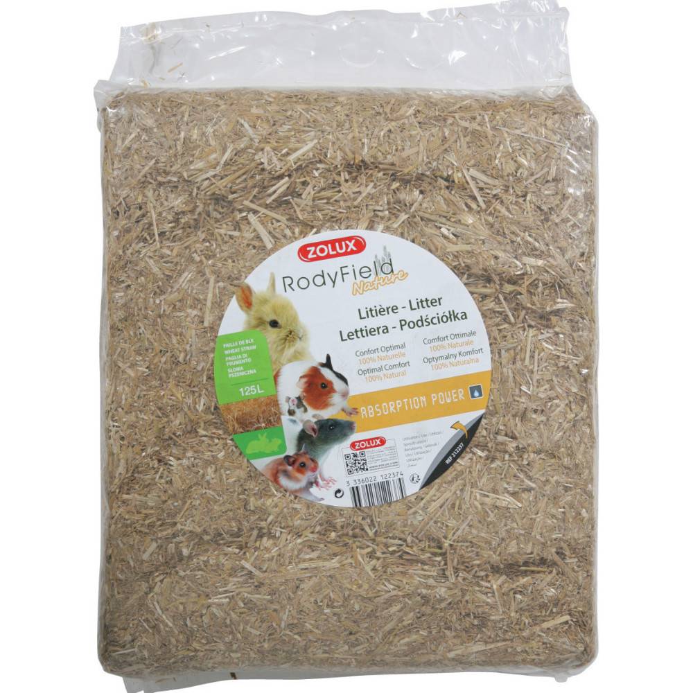 Zolux - Litière Rodyfield nature, 125 Litres, pour rongeurs. 3.540 kg. - Image 1