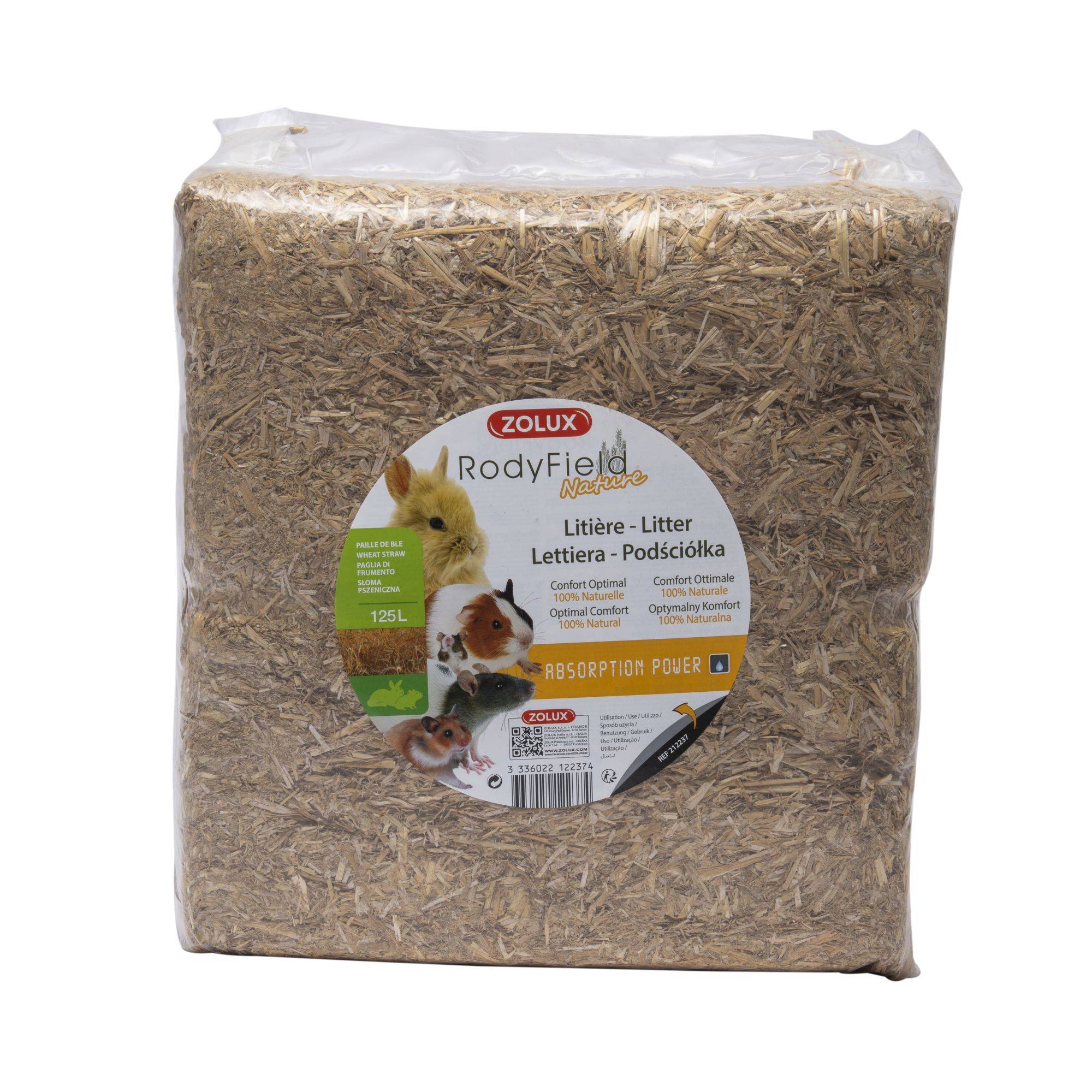 Zolux - Litière Rodyfield nature, 125 Litres, pour rongeurs. 3.540 kg. - Image 2