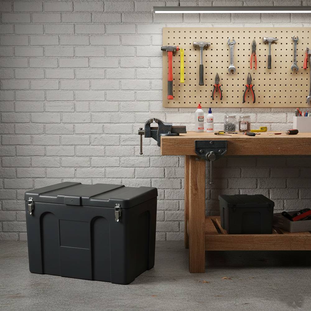 Coffre de rangement 140l- plast'up rotomoulage - Imagen 3