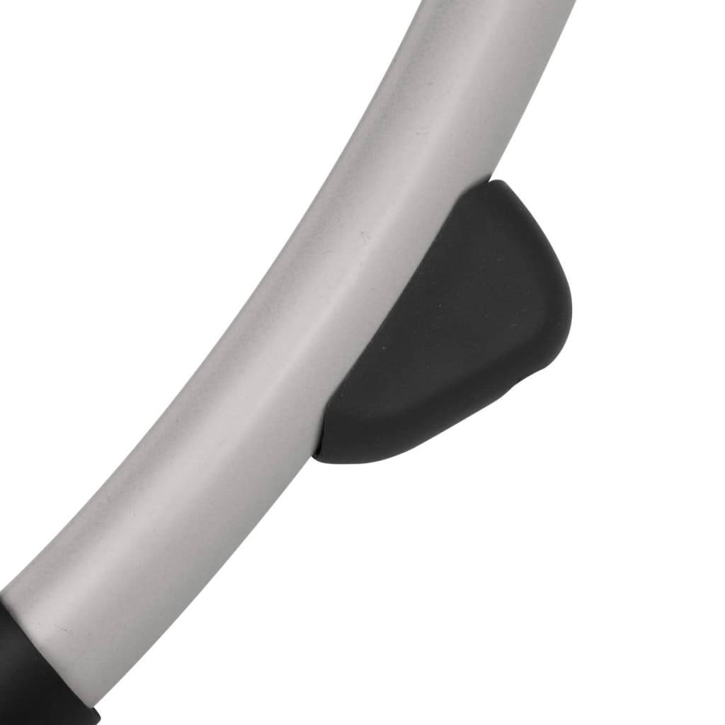 Vidaxl - Chaise longue géométrique d'extérieur Acier Noir et gris vidaXL 42400 - Imagen 7