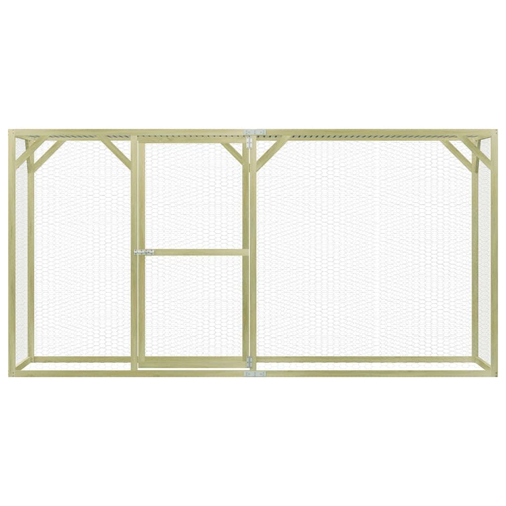 Vidaxl - Poulailler 1,5x3x1,5 m Pinède imprégnée vidaXL 278404 - Imagen 2